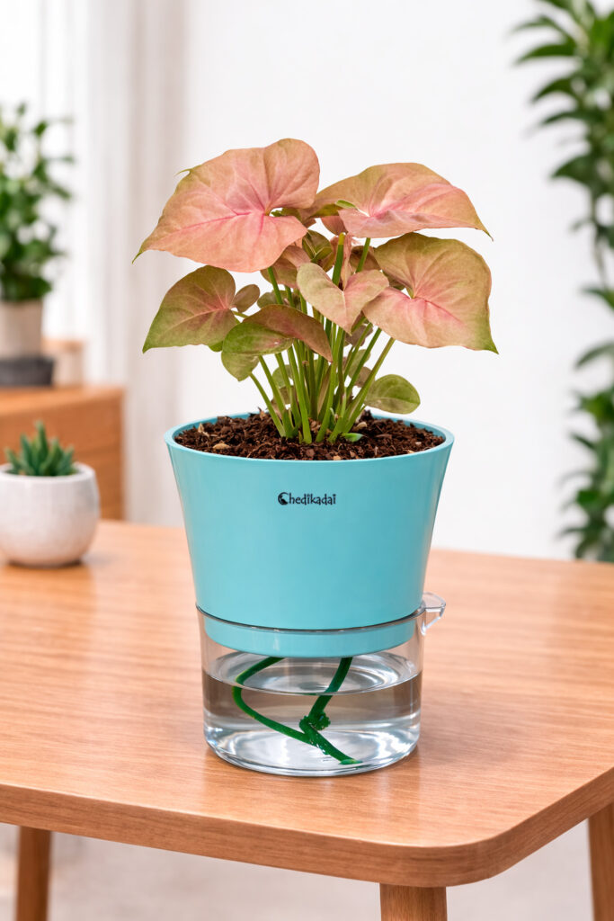 Syngonium pink + self watering