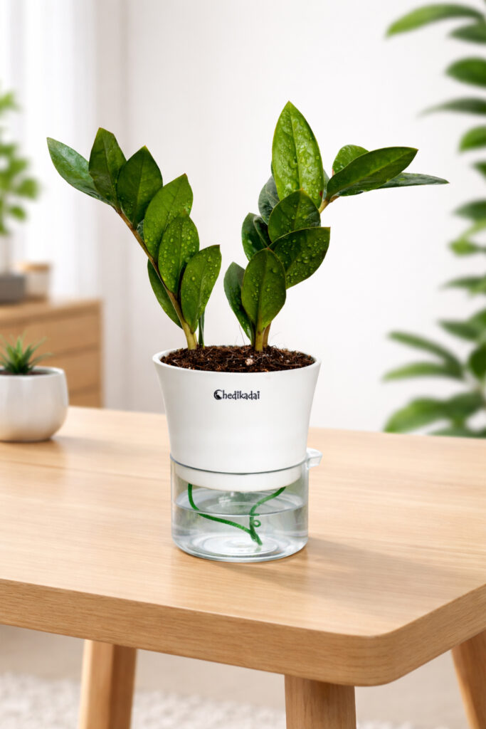 ZZ plant + self watering